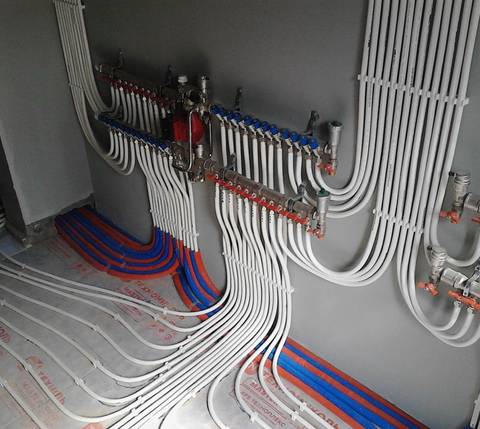 разводка отопительных систем